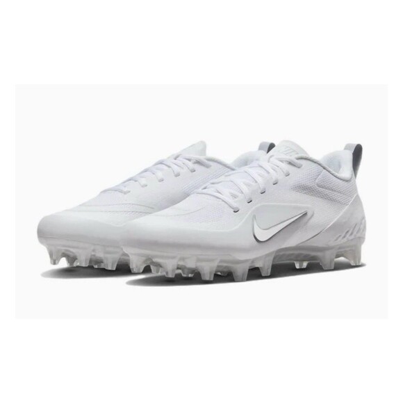Nike Alpha Huarache 8 Pro Lacrosse Cleats White Mens Sizes CW4439-110 - Picture 1 of 7